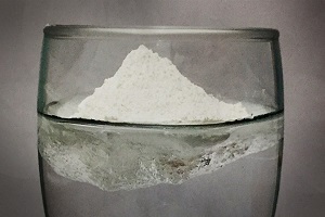 Solubility of calcium carbonate in water